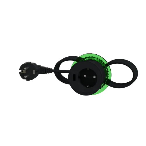 Розетка в стол 220в с USB тип А, антрацит, INS44005 Schneider Electric