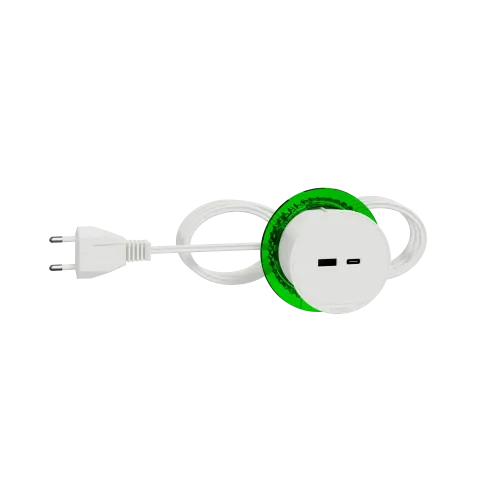 Розетка USB для зарядки в стол, белый, INS44008 Schneider Electric