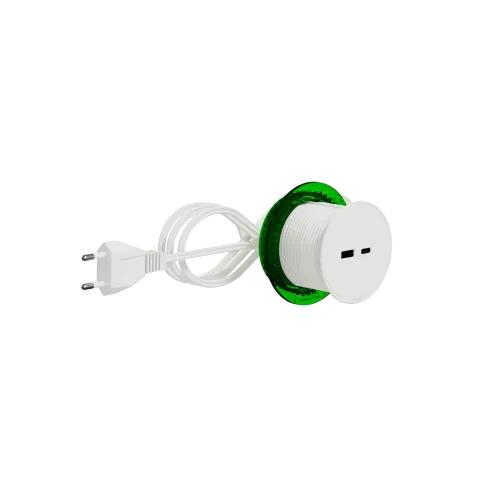 Розетка USB для зарядки в стол, белый, INS44008 Schneider Electric