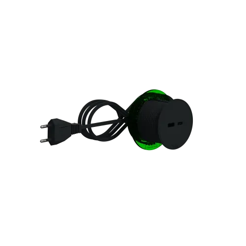 Розетка USB для зарядки в стол, антрацит, INS44009 Schneider Electric