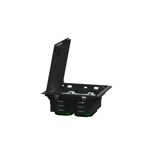 Напольный лючок пластиковый, 4 поста (M), Unica System+ INS52120