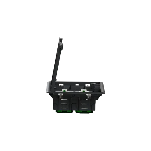 Напольный лючок пластиковый, 4 поста (M), Unica System+ INS52120