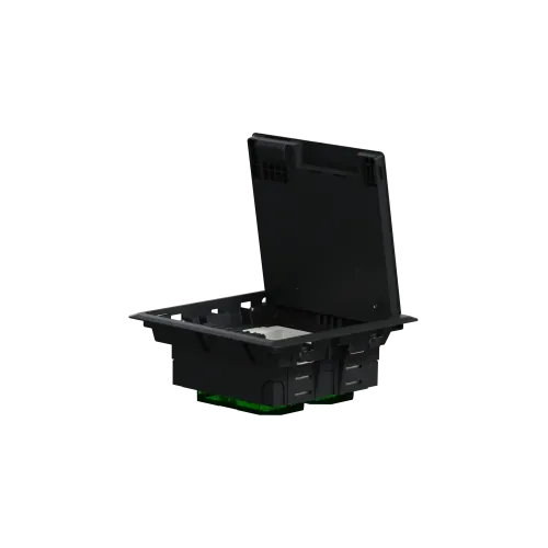 Напольный лючок пластиковый, 4 поста (M), Unica System+ INS52120
