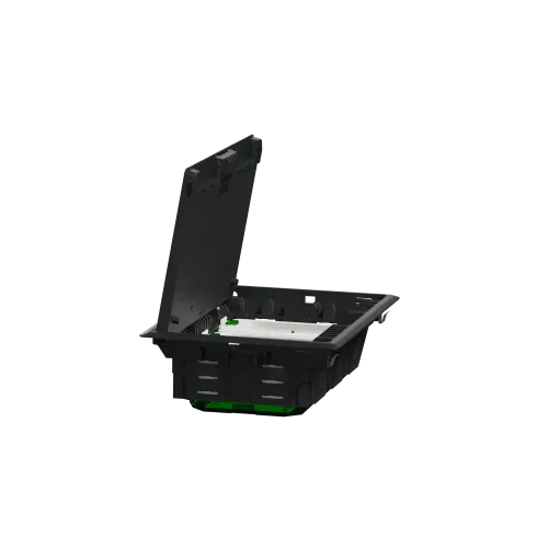 Напольный лючок пластиковый, 6 постов (L), Unica System+ INS52122