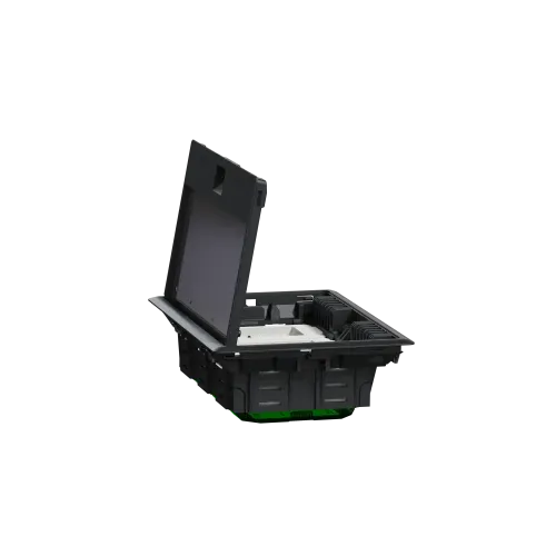 Напольный лючок пластиковый, 6 постов (L), Unica System+ INS52122