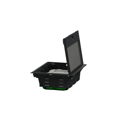 Напольный лючок пластиковый, 6 постов (L), Unica System+ INS52122
