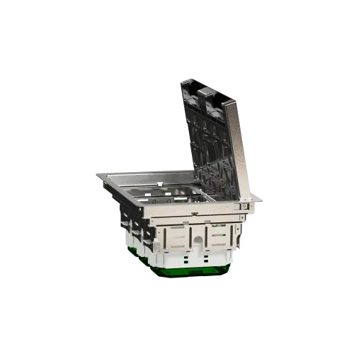 Напольный лючок металлический, 6 постов (L), Unica System+ INS52123