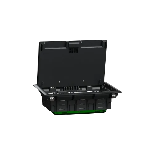 Напольный лючок пластиковый, 8 постов (L), Unica System+ INS52124
