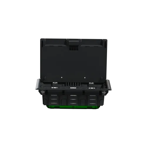 Напольный лючок пластиковый, 8 постов (L), Unica System+ INS52124