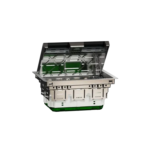 Напольный лючок металлический, 8 постов (L), Unica System+ INS52125