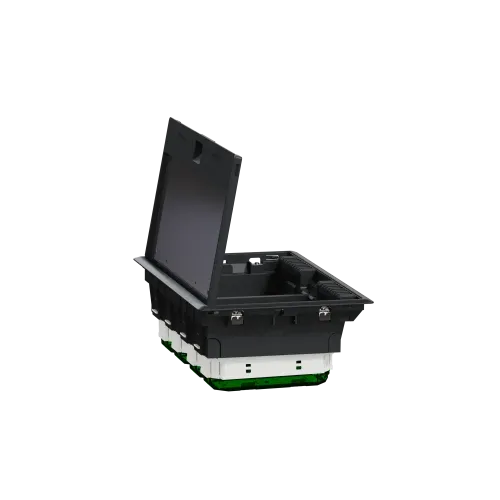 Напольный лючок пластиковый, 12 постов (XL), Unica System+ INS52126
