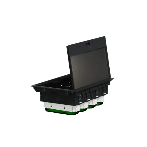 Напольный лючок пластиковый, 12 постов (XL), Unica System+ INS52126