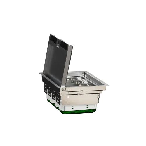 Напольный лючок металлический, 12 постов (XL), Unica System+ INS52127