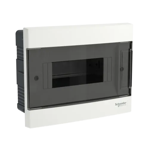 Электрический щит на 8 модулей, врезной, дымчатая дверь, Easy9 EU Schneider Electric EZ9EUA108