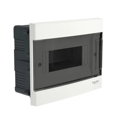Электрический щит на 8 модулей, врезной, дымчатая дверь, Easy9 EU Schneider Electric EZ9EUA108