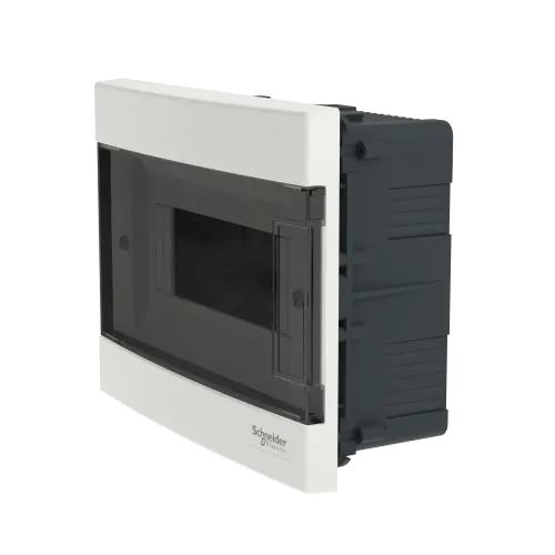 Электрический щит на 8 модулей, врезной, дымчатая дверь, Easy9 EU Schneider Electric EZ9EUA108