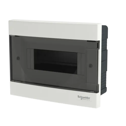 Электрический щит на 8 модулей, врезной, дымчатая дверь, Easy9 EU Schneider Electric EZ9EUA108