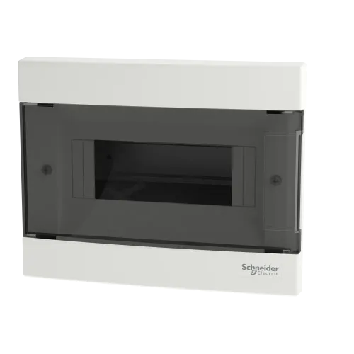 Электрический щит на 8 модулей, врезной, дымчатая дверь, Easy9 EU Schneider Electric EZ9EUA108
