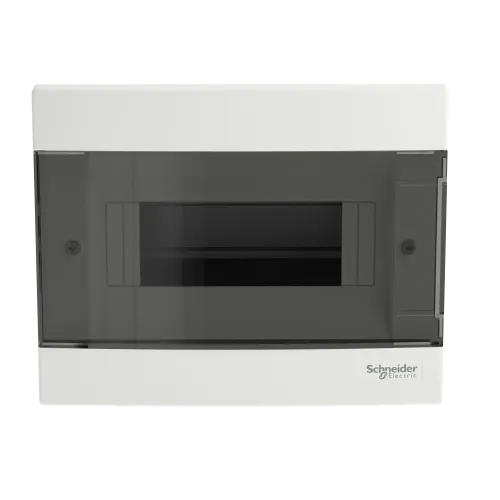 Электрический щит на 8 модулей, врезной, дымчатая дверь, Easy9 EU Schneider Electric EZ9EUA108