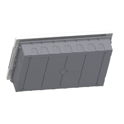 Электрический щит на 18 модулей, врезной, дымчатая дверь, Easy9 EU Schneider Electric EZ9EUA118