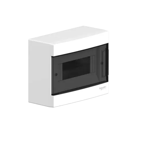 Электрический щит на 8 модулей, навесной, дымчатая дверь, Easy9 EU Schneider Electric EZ9EUC108