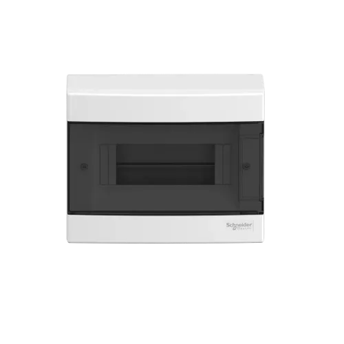 Электрический щит на 8 модулей, навесной, дымчатая дверь, Easy9 EU Schneider Electric EZ9EUC108