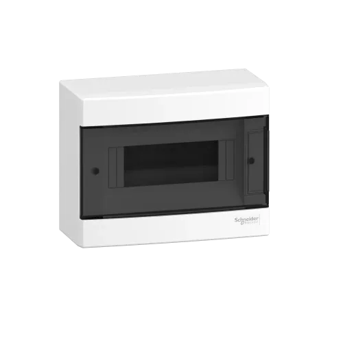 Электрический щит на 8 модулей, навесной, дымчатая дверь, Easy9 EU Schneider Electric EZ9EUC108
