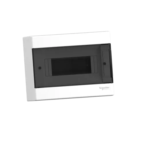 Электрический щит на 8 модулей, навесной, дымчатая дверь, Easy9 EU Schneider Electric EZ9EUC108