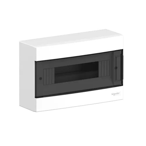 Электрический щит на 12 модулей, навесной, дымчатая дверь, Easy9 EU Schneider Electric EZ9EUC112