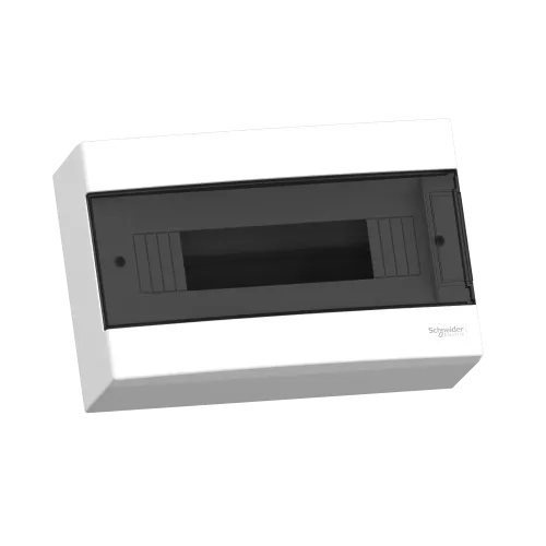 Электрический щит на 12 модулей, навесной, дымчатая дверь, Easy9 EU Schneider Electric EZ9EUC112