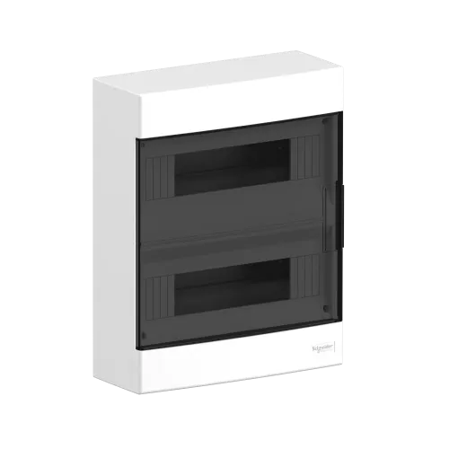 Электрический щит на 24 модуля, навесной, дымчатая дверь, Easy9 EU Schneider Electric EZ9EUC212