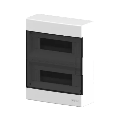 Электрический щит на 24 модуля, навесной, дымчатая дверь, Easy9 EU Schneider Electric EZ9EUC212