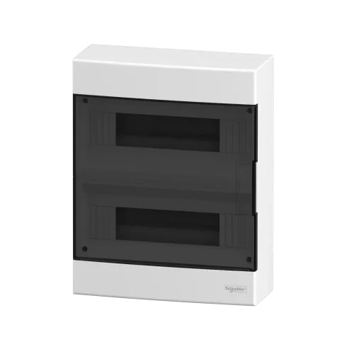 Электрический щит на 24 модуля, навесной, дымчатая дверь, Easy9 EU Schneider Electric EZ9EUC212