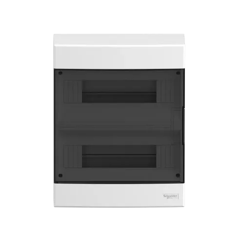 Электрический щит на 24 модуля, навесной, дымчатая дверь, Easy9 EU Schneider Electric EZ9EUC212