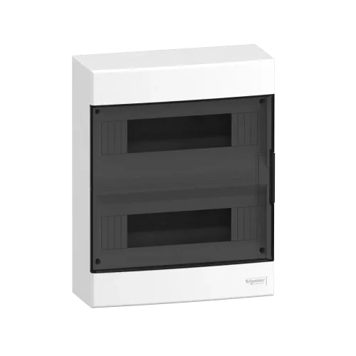 Электрический щит на 24 модуля, навесной, дымчатая дверь, Easy9 EU Schneider Electric EZ9EUC212