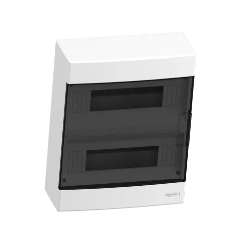 Электрический щит на 24 модуля, навесной, дымчатая дверь, Easy9 EU Schneider Electric EZ9EUC212