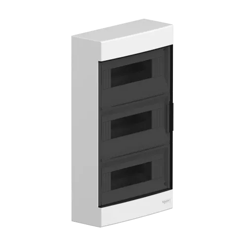 Электрический щит на 36 модулей, навесной, дымчатая дверь, Easy9 EU Schneider Electric EZ9EUC312