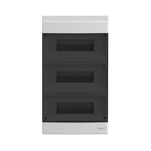 Электрический щит на 36 модулей, навесной, дымчатая дверь, Easy9 EU Schneider Electric EZ9EUC312