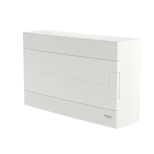 Электрический щит на 18 модулей, навесной, белая дверь, Easy9 EU Schneider Electric EZ9EUD118