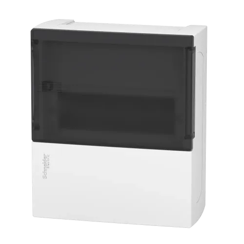 Щит 8 модулей навесной, черная дверца, Resi9 MP MIP12108S Schneider Electric