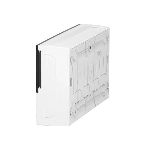 Щит навесной 18 модулей с черной дверцей, Mini Pragma MIP12118S