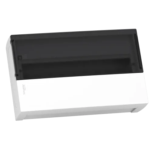 Щит навесной 18 модулей с черной дверцей, Mini Pragma MIP12118S