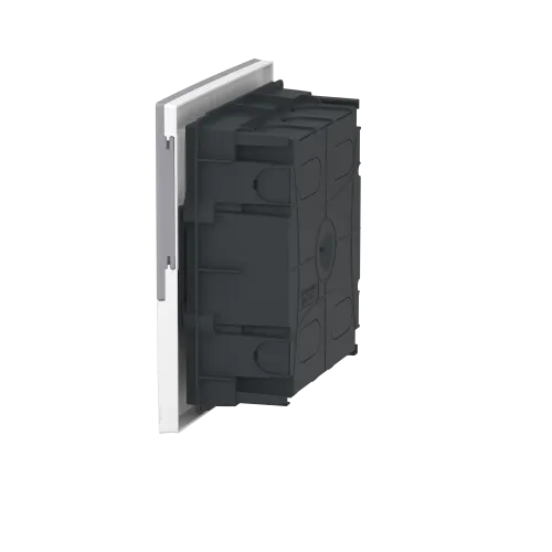 Щит MINI PRAGMA 8 модулей встраиваемый, дымчатая дверь MIP22108T