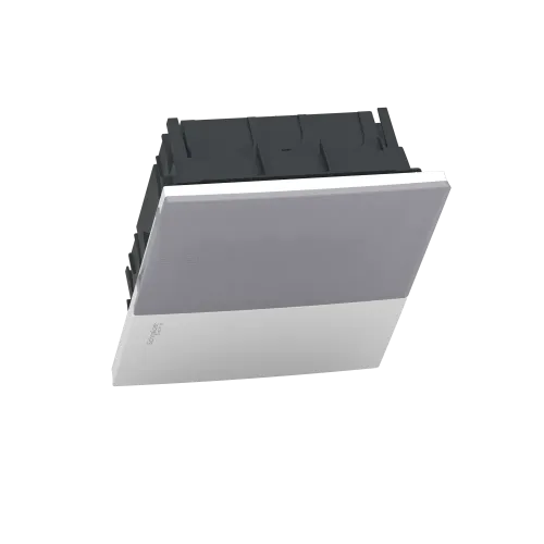 Щит MINI PRAGMA 8 модулей встраиваемый, дымчатая дверь MIP22108T