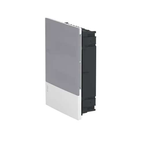 Щит MINI PRAGMA 24 модуля встраиваемый, дымчатая дверь MIP22212T