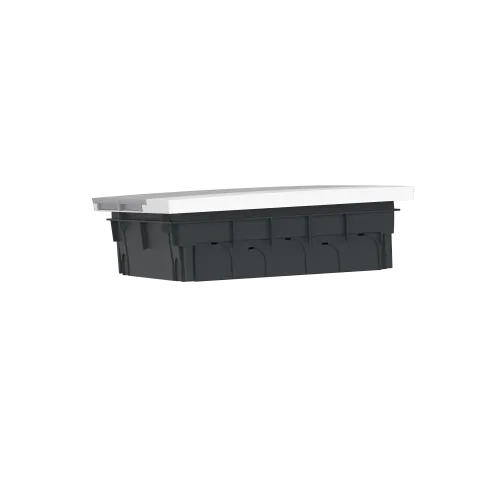 Щит MINI PRAGMA 24 модуля встраиваемый, дымчатая дверь MIP22212T