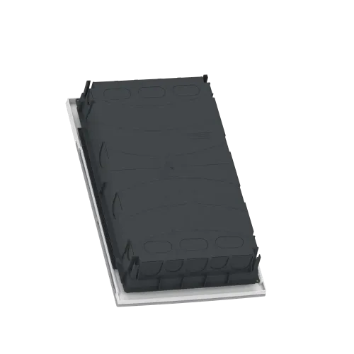 Щит 36 модулей, встраиваемый, дымчатая дверь MIP22312T Schneider