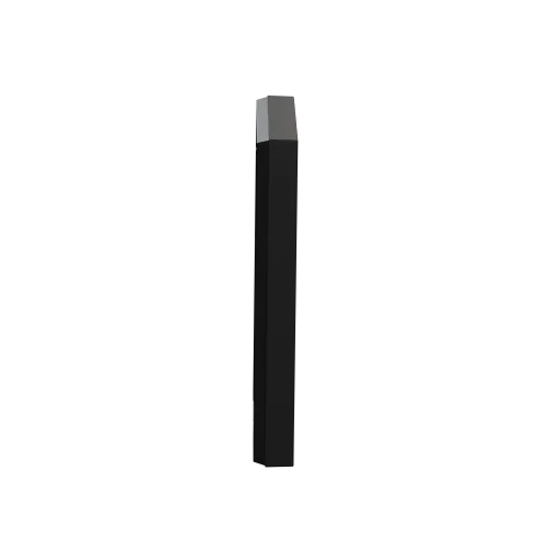 Рамка M-Pure, Ocean Plastic, 1 пост, матовый чёрный MEG4010-3603