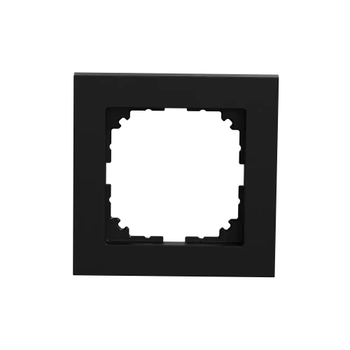 Рамка M-Pure, Ocean Plastic, 1 пост, матовый чёрный MEG4010-3603