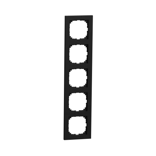 Рамка M-Pure, 5 постов, матовый чёрный MEG4050-3603